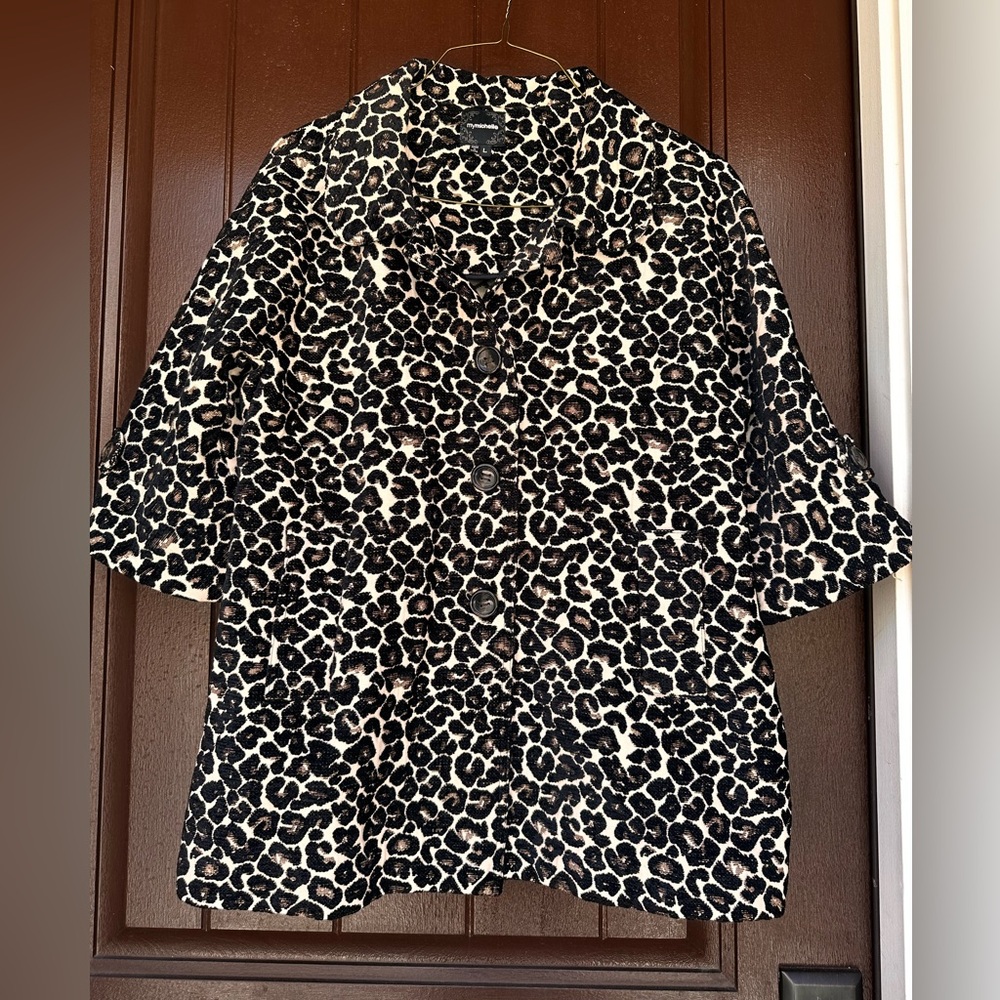 My Michelle Animal Print Coat